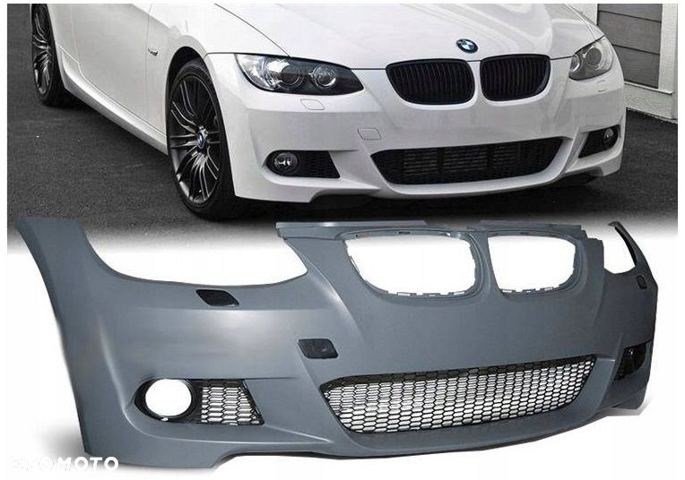 Zderzak Przod Kratki kpl Spryskiwacze Mpakiet look Bmw 3 e92 e93 2006-2009 - 3