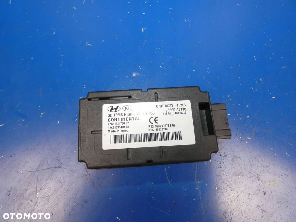 HYUNDAI I30 II TUCSON MODUŁ STEROWNIK CIŚNIENIA W OPONACH TPMS - 1