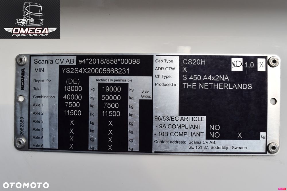 Scania S 450 / S450 / 450S  // Full LED /Spr Z Niemiec - 5