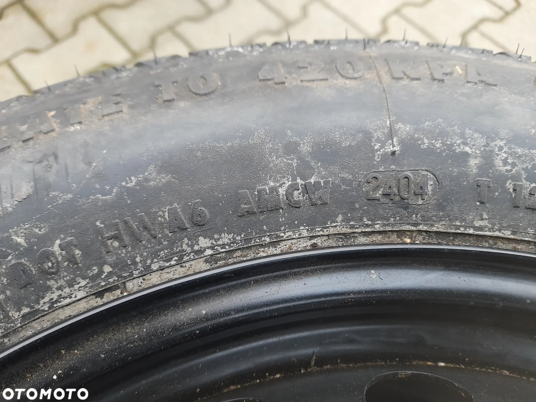 Koło dojazdowe Mercedes Audi 16" A2094000402 Continental - 5