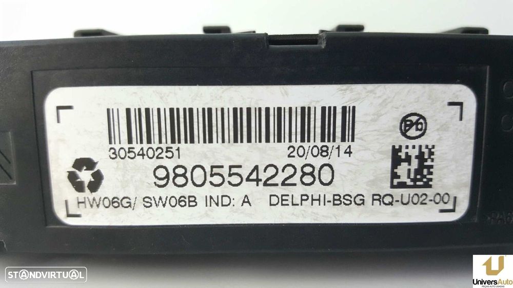 MÓDULO ELETRÓNICO PEUGEOT 2008 (--.2013->) ACTIVE - 6