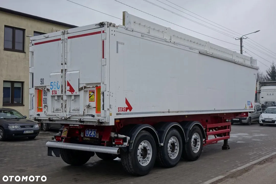 Stas WYWROTKA / S300CX / 44m3 / Z NADSTAWKAMI 52 m3 / ALUMINIOWA / OSIE MERCEDES / OŚ PODNOSZONA / KLAPO-DRZWI / ALUMINIOWE FELGI - 6