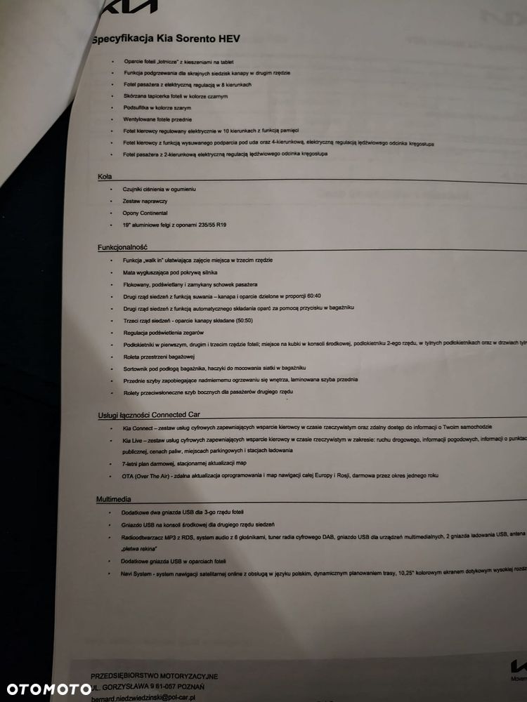 Kia Sorento 1.6 T-GDI HEV Prestige Line 7os - 28