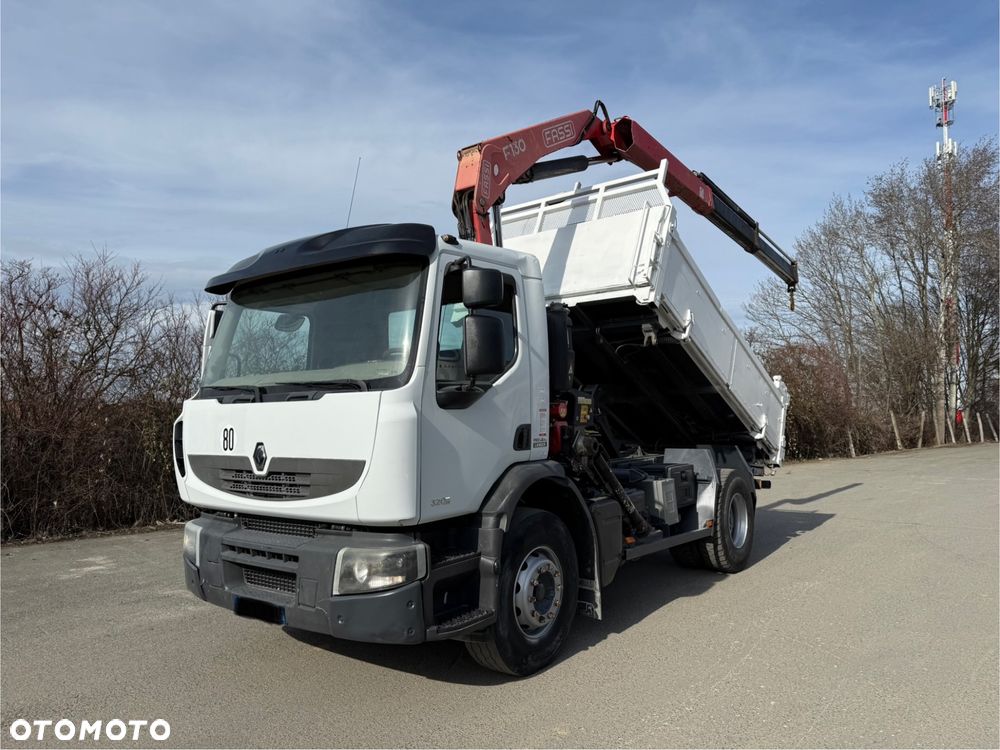 Renault PREMIUM 320 LANDER* HDS FASSI F130A.22* PAKA 4M* BI-BENNE+HYDROBURTA* KLIMA* MANUAL* Z FRANCJI - 2