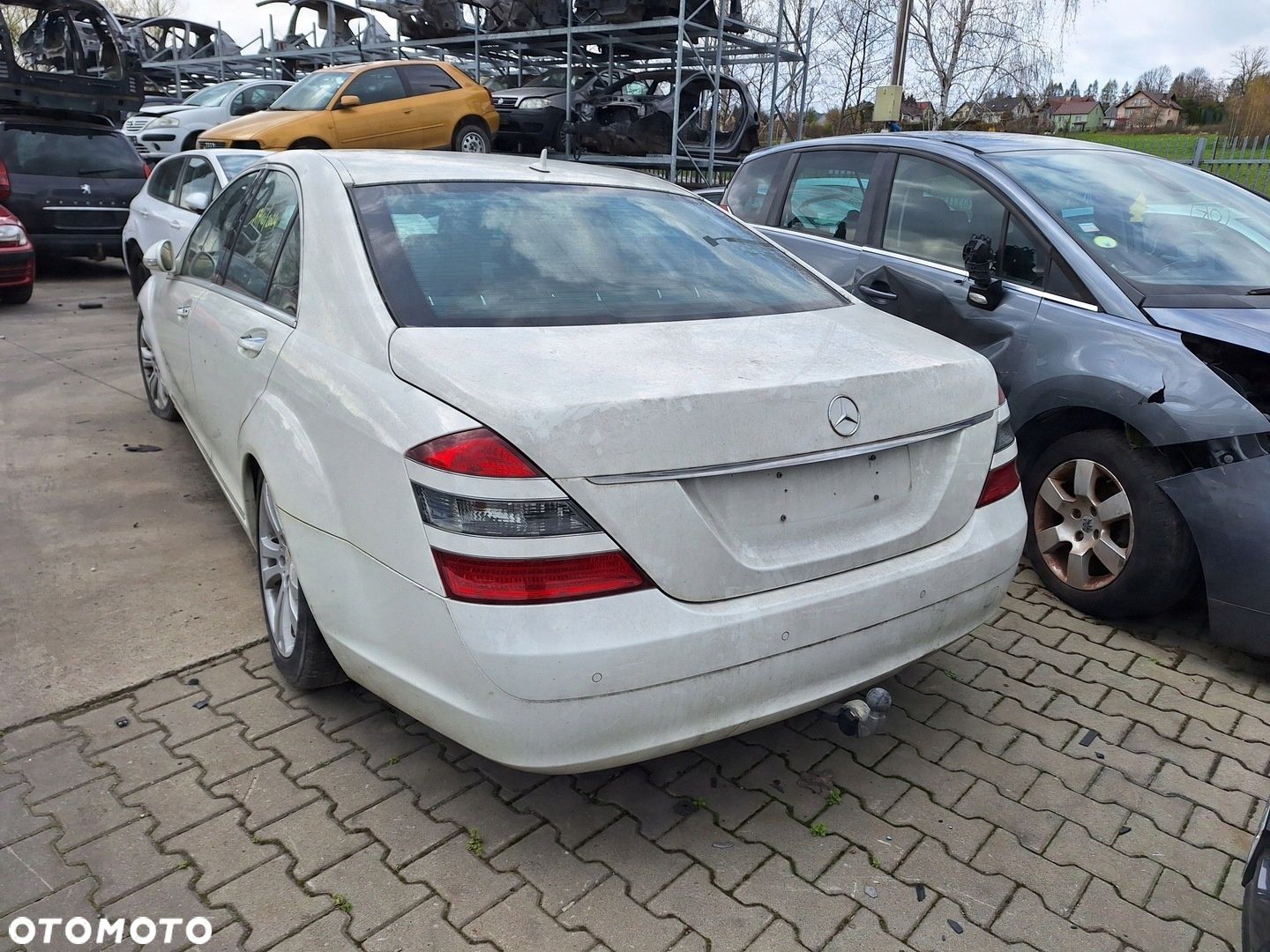 MERCEDES S-KLASA W221 221 BIAŁA 650 C650 POKRYWA TYŁ KLAPA BAGAŻNIKA - 1