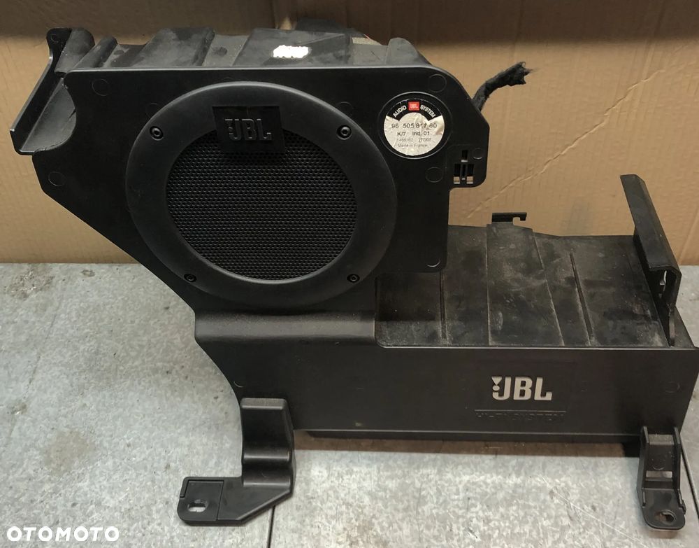 SUBWOOFER GŁOŚNIK BASOWY PEUGEOT 407 KOMBI JBL 9650581780 - 1