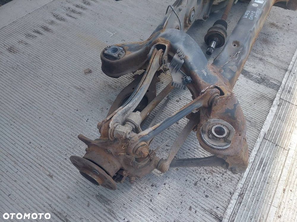 KOMPLETNE ZAWIESZENIE BELKA SANKI TYŁ MERCEDES-BENZ W203 - 3