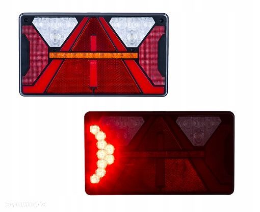 2x Lampa Tylna zespolona LED Przyczepa Laweta PARA - 1