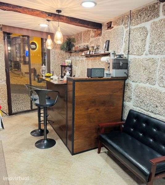 Barbearia, Café Salão de Beleza Pronto a Funcionar Totalmente Equipado - Grande imagem: 2/8