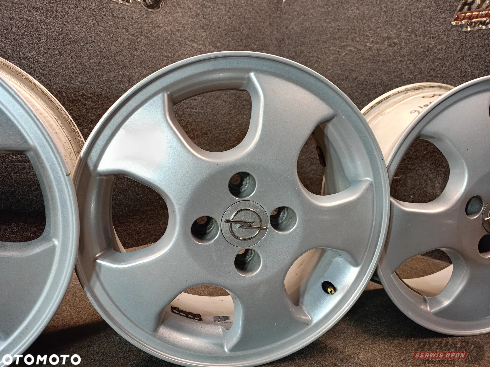 ŚLĄSK ALUFELGI 6X15" 4x100 ET49 ORYGINAŁ OPEL KOMPLET - 4