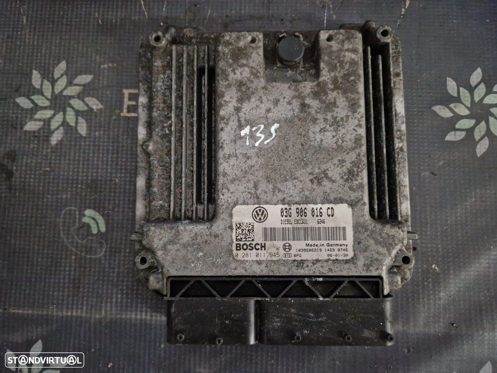 Centralina usada BOSCH 03G 906 016 CD VW TOURAN 1.9 TDI 105CV