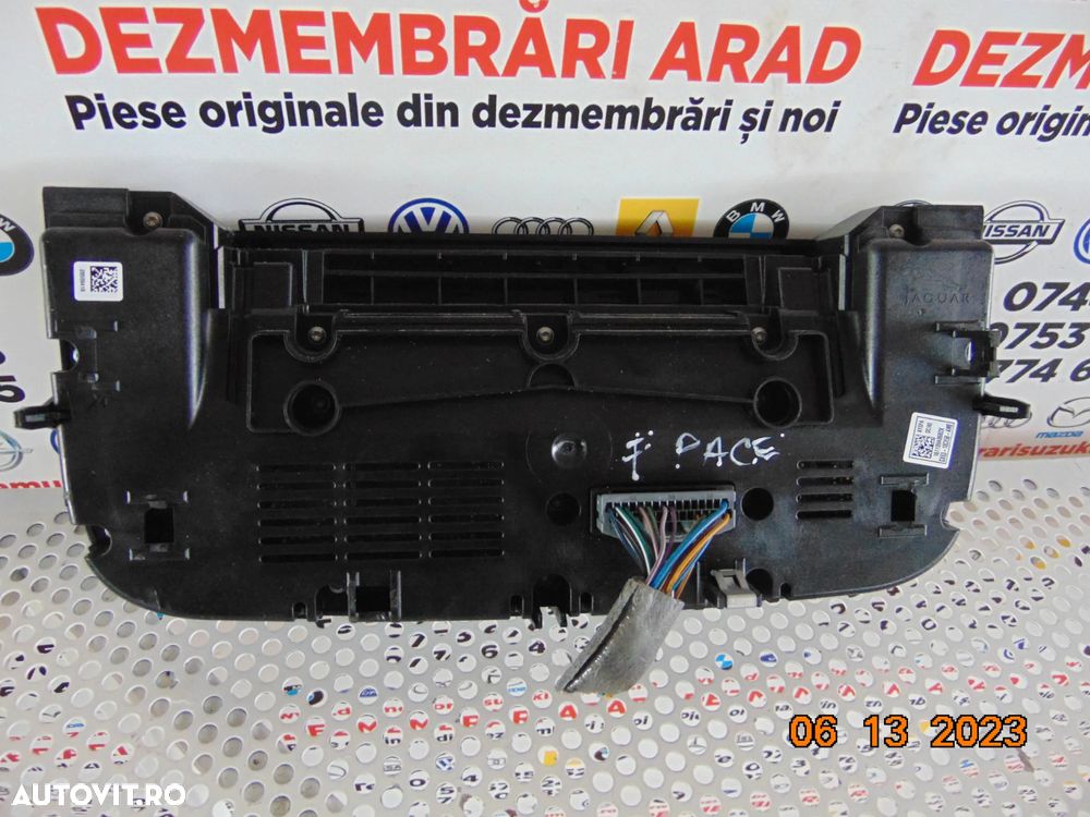 Panou clima Jaguar F Pace XE XFpanou climatronic comenzi clima ac caldura buton start stop cod gx63 - 2