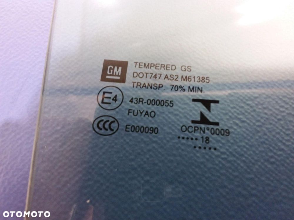 OPEL INSIGNIA B HB SZYBA DRZWI TYŁ PRAWA TYLNA 18 - 2