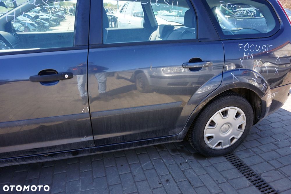 DRZWI TYLNE LEWE FOCUS II MK2 KOMBI H4  SZARY SEA GREY FORD 2004-2008 - 2