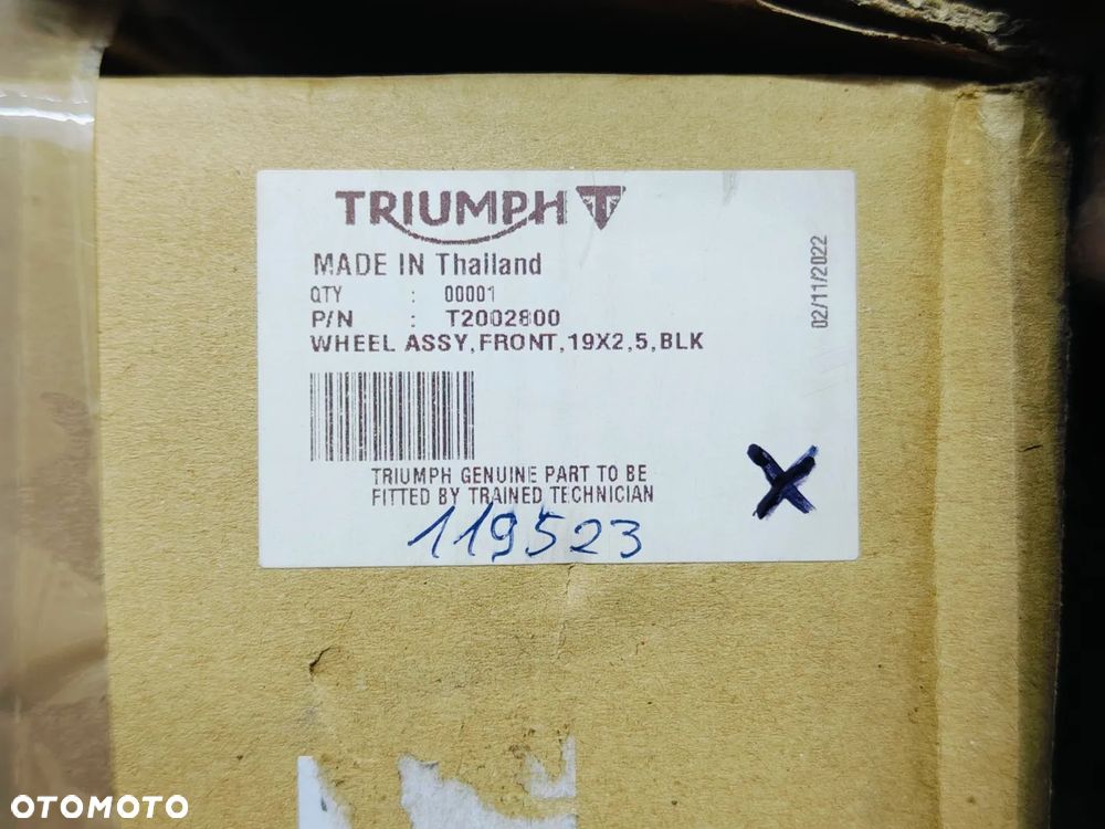 Felga Przód Triumph Street Sclambler 900 - 6