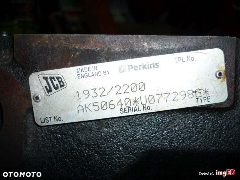 MANITOU - Silnik Perkins - AK50640 - GŁOWICA ZZ80252  BLOK ZZ50297 - 1