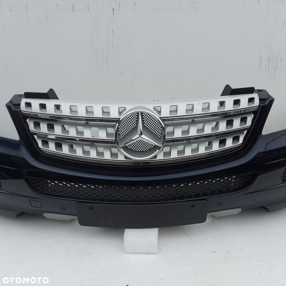 ZDERZAK PRZOD PRZEDNI KOMPLETNY MERCEDES ML W164 ORYGINAL DEMONTAZ ATRAPA GRILL KRATKI HALOGENY - 6