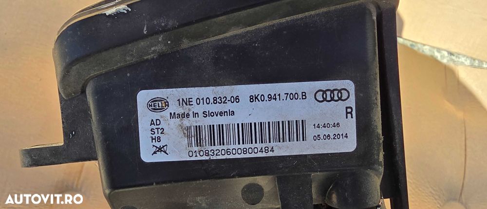 Proiector ceata dreapta Audi A4 B8 Facelift 2012 2013 / 2014 2015 - 3