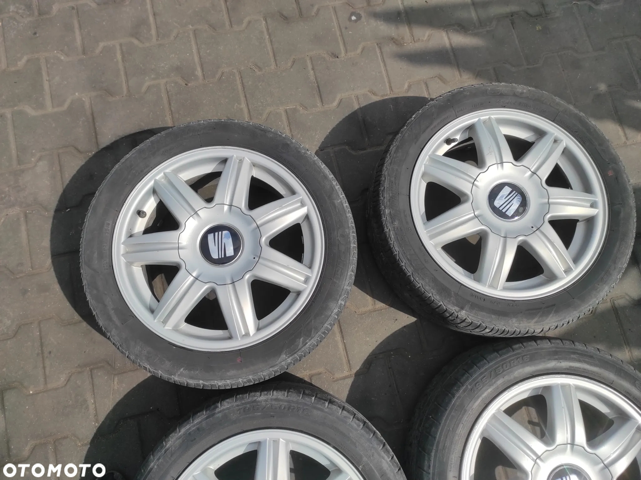 FELGI ALUMNIOWE ALUFELGI FELGI KOŁA 16 5X100 ET 43 SEAT IBIZA FR TOLEDO 4 VW POLO 5 SKODA FABIA 2 AUDI A1 WYSYŁKA !!!! - 3