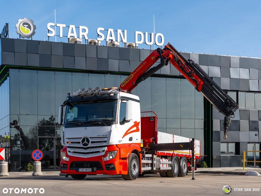 Mercedes-Benz ACTROS 2542 6x2 Palfinger PK 22002 EH HDS Żuraw Rotatot Winda - 8