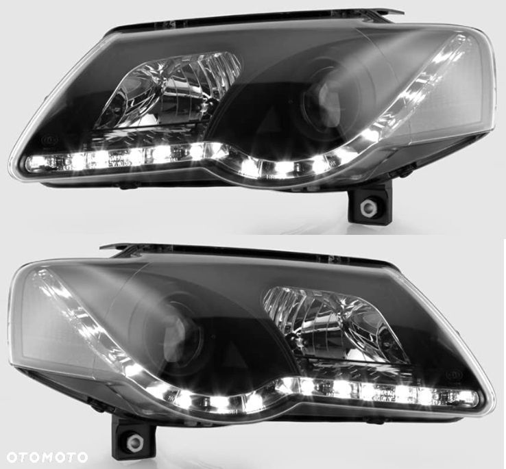 Reflektory Lampy kpl Tuning Diody Black Czarne VW Passat B6 3c 3c0 2005-10 - 2