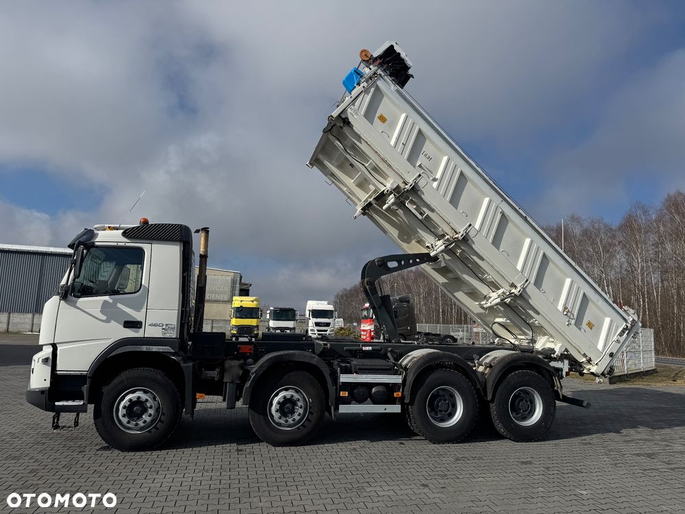 Volvo FMX 460 13L 8x4 MEILLER HYDROBURTA ładne i zadbane - 9