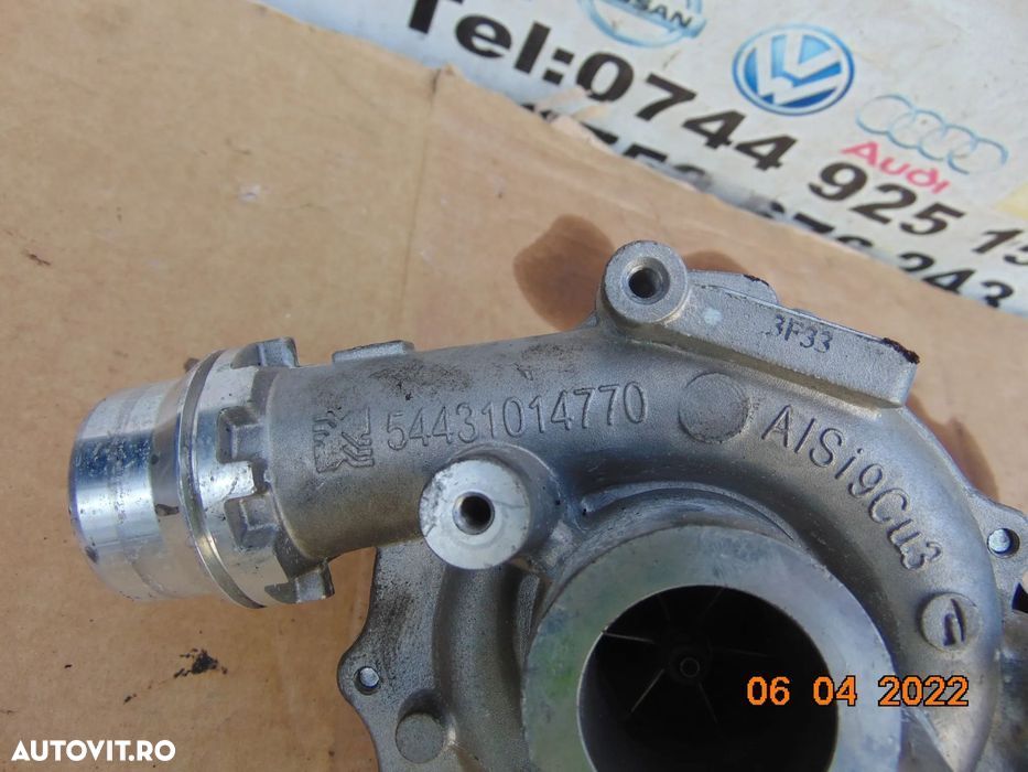 Turbina Dacia Duster 1.5 Renault nissan qashqai mercedes w176 w246 kan - 3