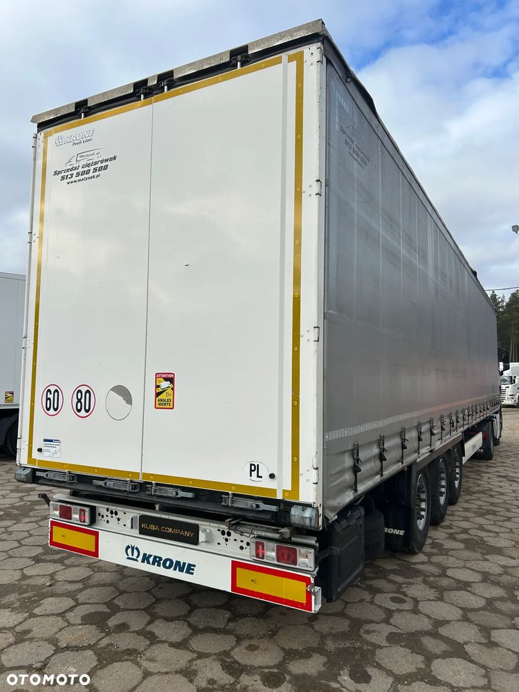 Krone FIRANKA / NOWE OPONY DUNLOP / OŚ PODNOSZONA / BARDZO ŁADNA RAMA / OSIE KRONE / DWA KOŁA ZAPASOWE / NACZEPA 2018 ROK !! - 19