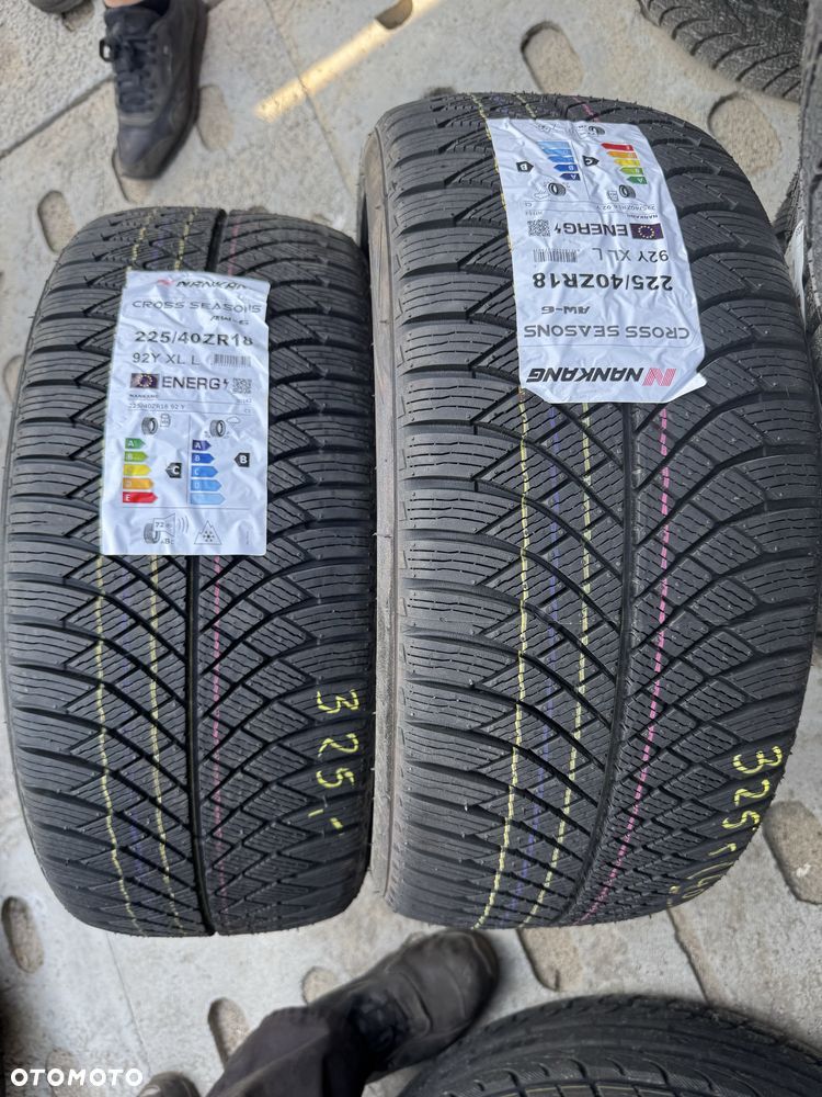 Nowe opony wielosezonowe 225/40/18 Nankang 2 sztuki 25r - 1