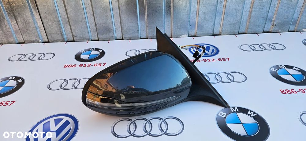 Mercedes C Klasa W205 Lusterko Prawe Kierowcy 7+7 KOLOR 755 fotochrom składane - 4