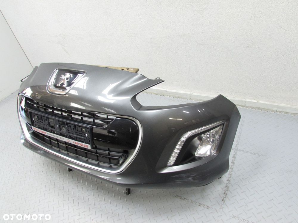 PEUGEOT 308 T7 LIFT 11-13 ZDERZAK PRZOD HALOGENY DRL KPL KTP 9674576177 - 2