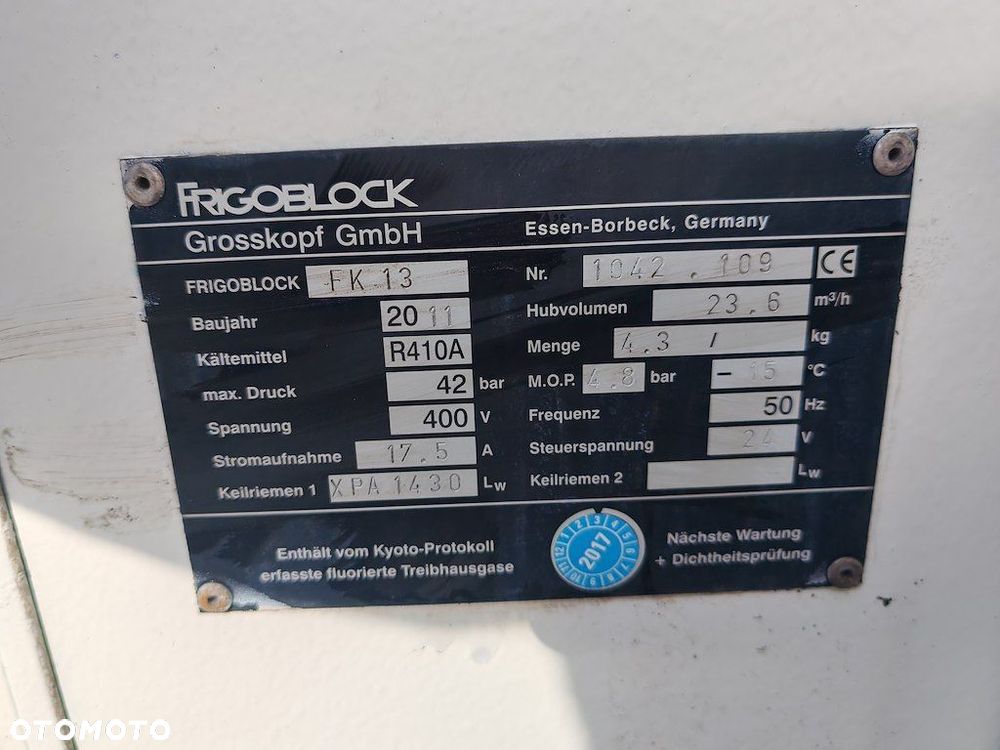 AGREGAT CHŁODNIA KOMPLET FRIGOBLOCK VOLVO FH FM FRIGOBLOCK G24 FK13 DP132 - 10
