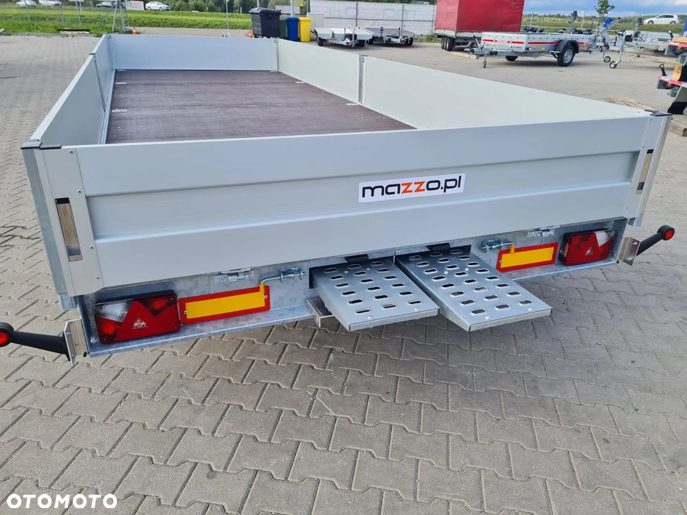 Niewiadów Dostawa Przyczepo-laweta 600x210 cm DMC3500kg BURTY ALUMINIOWE, KOŁO ZAPASOWE, AMORTYZATORY OSI - 9