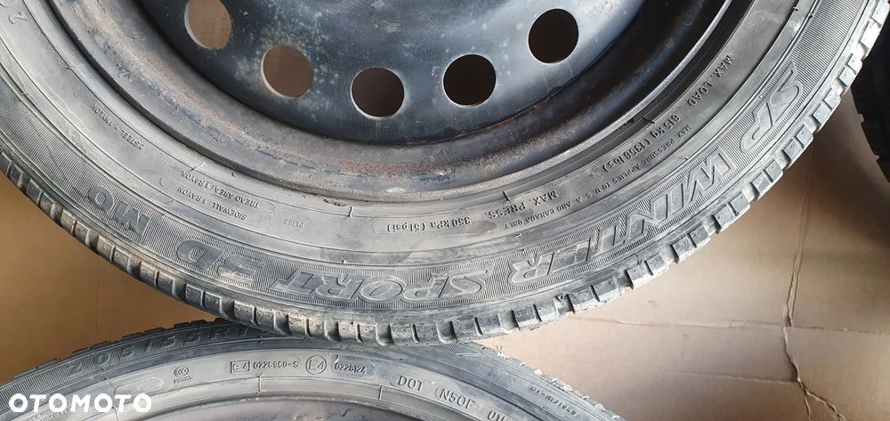 4X Felga stalowa Renault Scenic II 2 4x100 6.5J 205/55 ET49 R16 - 11