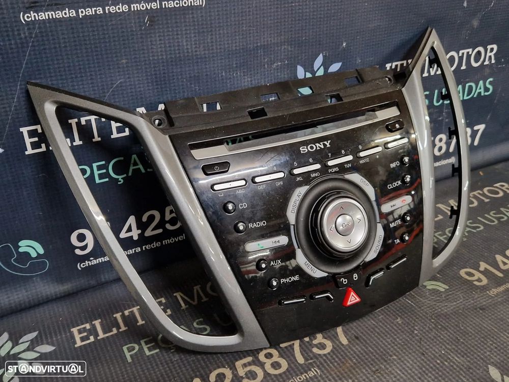 Display painel usado FORD C-MAX II 2 AM5T-18K811-SA37CE RADIO - 1