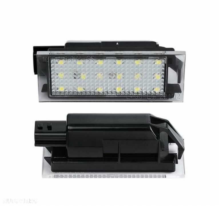Lampi numar dedicate full led leduri pentru Renault Kadjar - 1