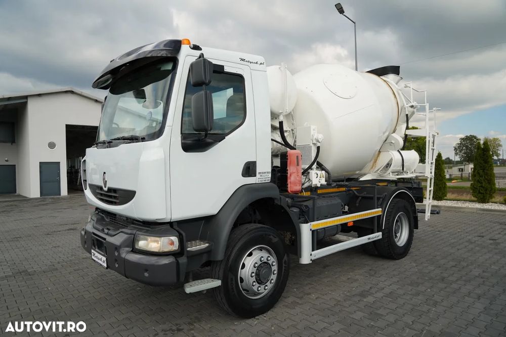 Renault KERAX / 4x4 / BETONIERĂ 5m³ / MANUALĂ / - 4