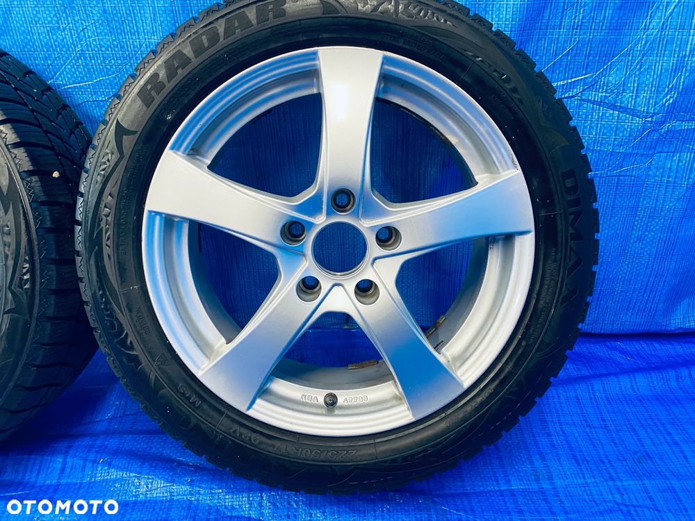 KOŁA KOŁO 17 FELGA ALUMINIOWE ALUSY FELGA 17" x 7J  5X120 ; 67,1mm ET41 KOMPLET ; OPONY ZIMA ZIMOWE ; OPEL INSIGNIA A ; DEZENT ORYGINAŁ - 6