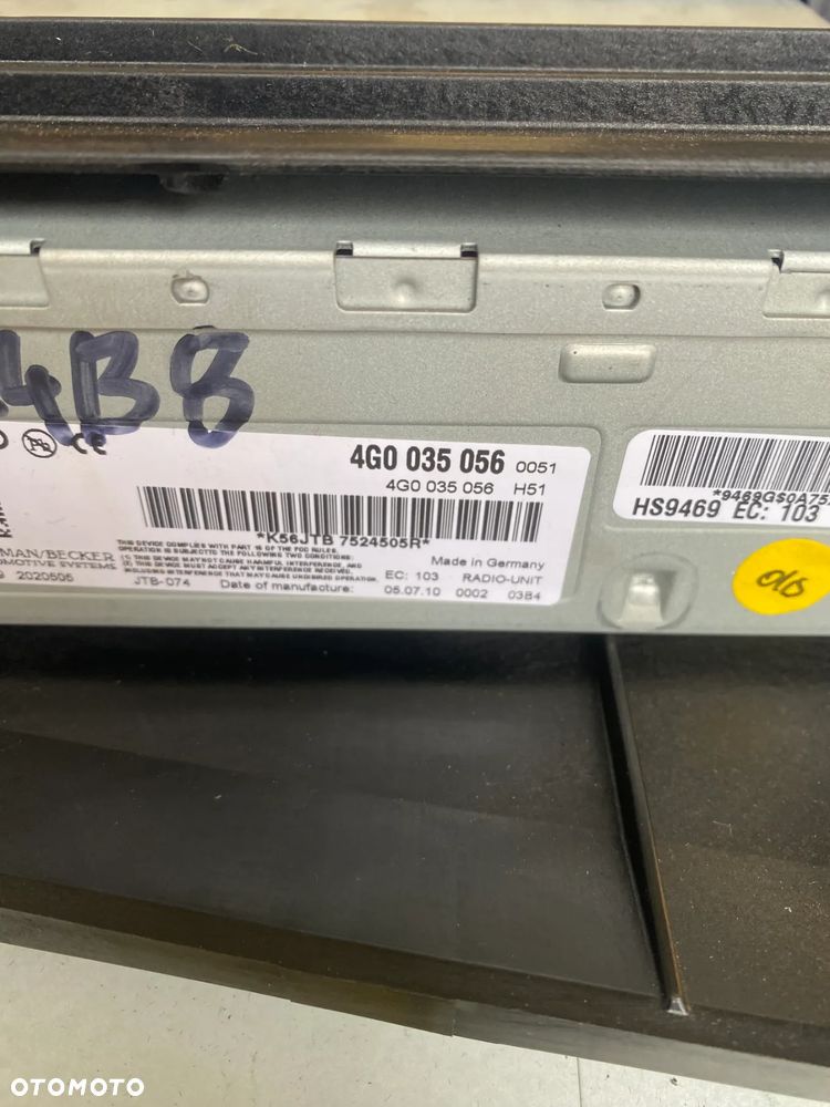 NAWIGACJA RADIO TUNER WZMACNIACZ RADIA AUDI A4 B8 S4 S5 4G0035056 ORYGINAŁ - 4