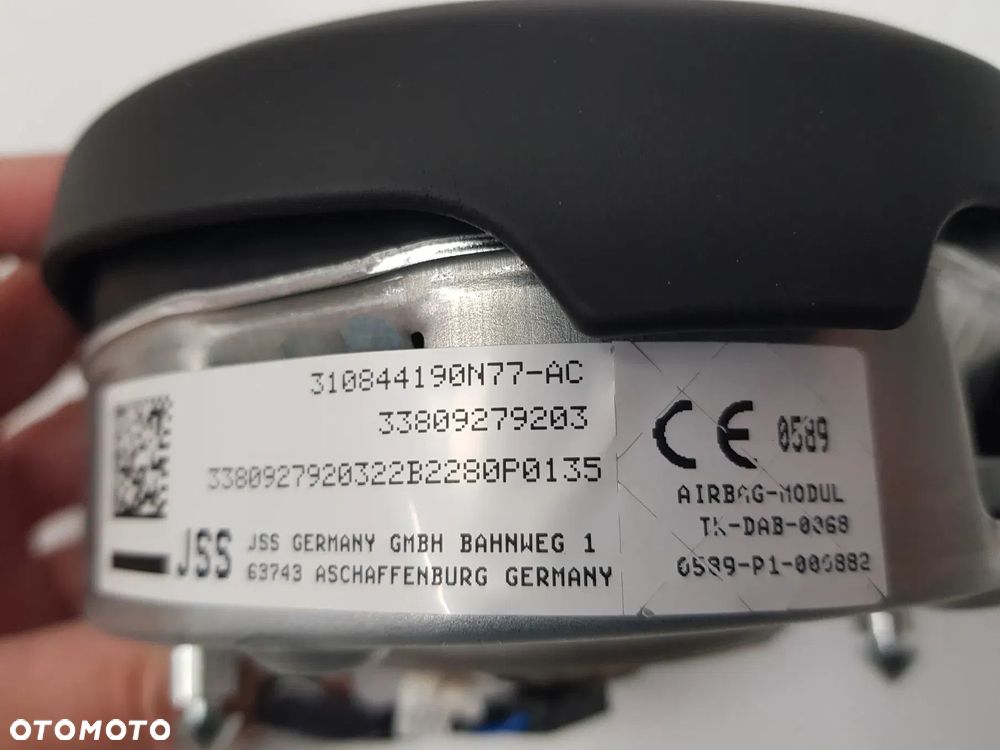 NOWA Poduszka kierowcy AIRBAG w kierownicę skórzana BMW F80 F82 F10 F12 F06 F85 F86 F87 - 8
