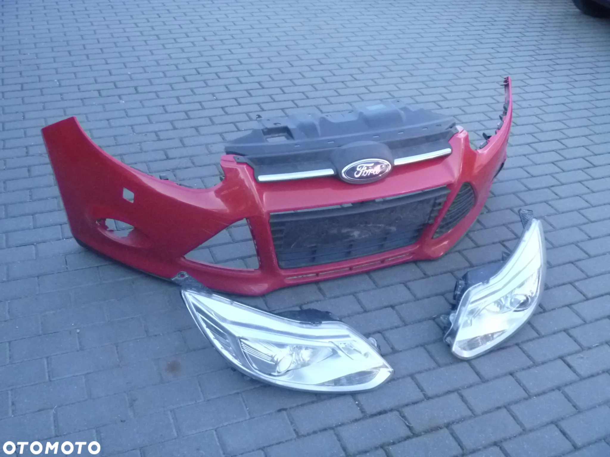 FORD FOCUS MK3 ZDERZAK PRZEDNI ATRAPA ORYGINAŁ - 3