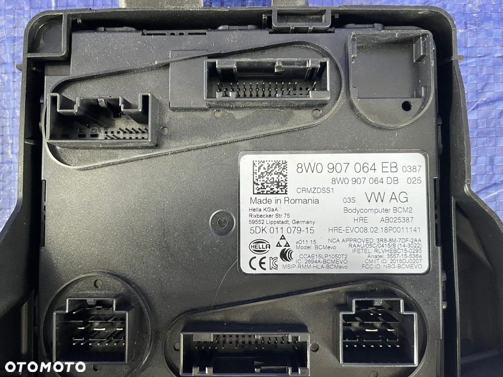 AUDI A4 B9 8W MODuł sterownik bcm 8W0907064EB* - 2