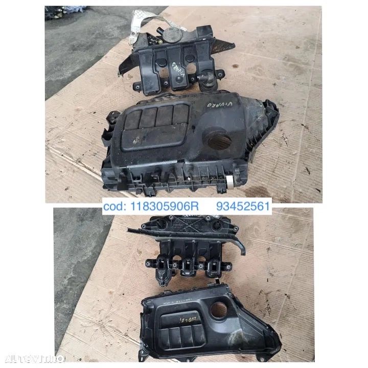 fulie motor galerie admisie turbina racitor gaze EGR clapeta egr rampa injectoare pompa inalta presiune galerie evacuare renault trafic 3 opel vivaro B fiat talento 1.6d 1.6dci 1.6 cdti motor r9m r9mh413 2014 - 2018 - 5