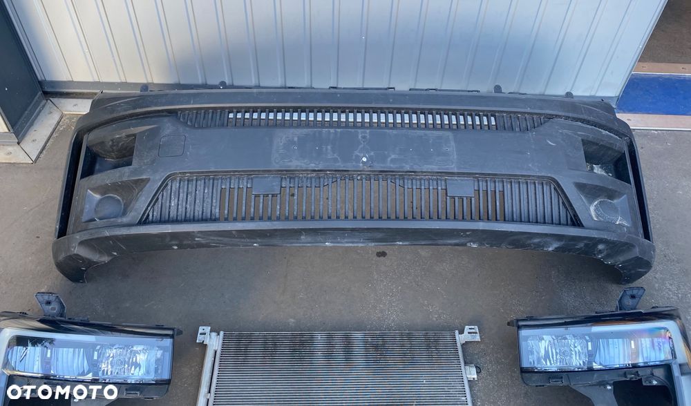 RENAULT MASTER 4 IV , 5 V  25-> Kompletne lampy przednie full led ledowe lampa przednia lewa prawa Reflektory reflektor lewy prawy + ZDERZAK PRZEDNI PRZÓD + chłodnica klimatyzacji 921004663R  260609073R  260106174R lift - 11