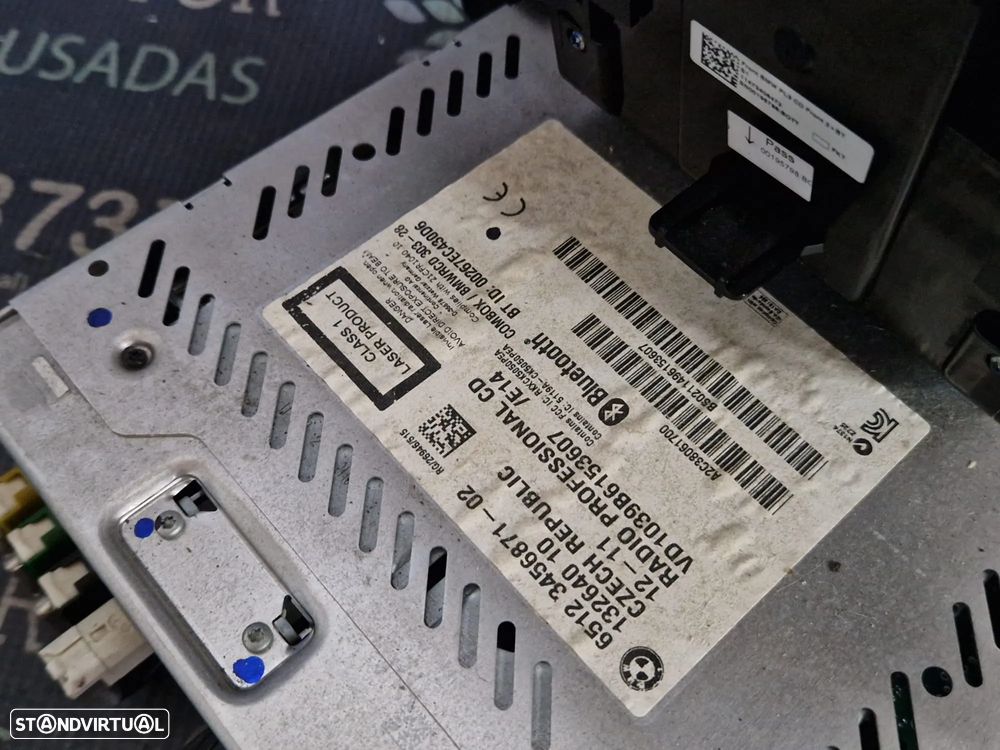 Rádio usado MINI ONE COOPER R56 6512-3456871-02 R55 R57 CLUBMAN - 4