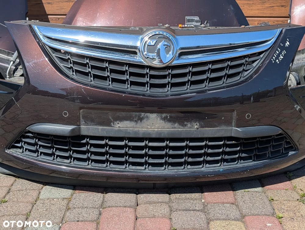 ZDERZAK PAS PRZEDNI MASKA BŁOTNIK PRZÓD OPEL ZAFIRA C 2.0 CDTI 14' Z41C 41C - 3