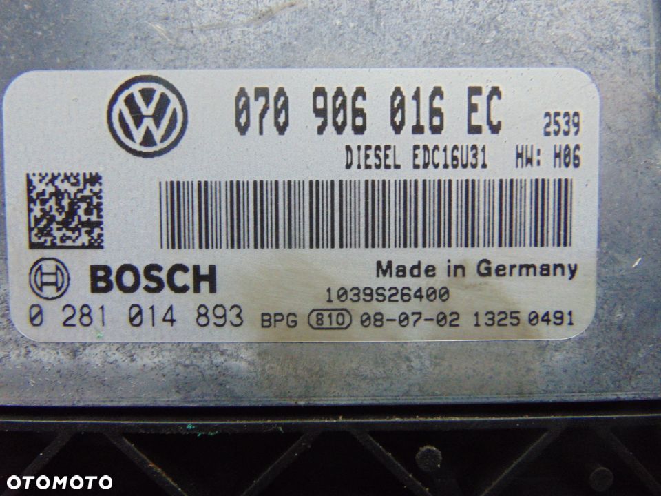 Zestaw Startowy VW t5 2,5 TDI - 1