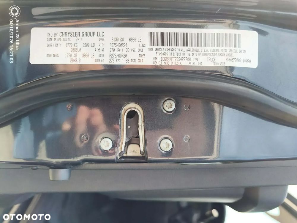 Dodge RAM 5.7 4x4 - 2