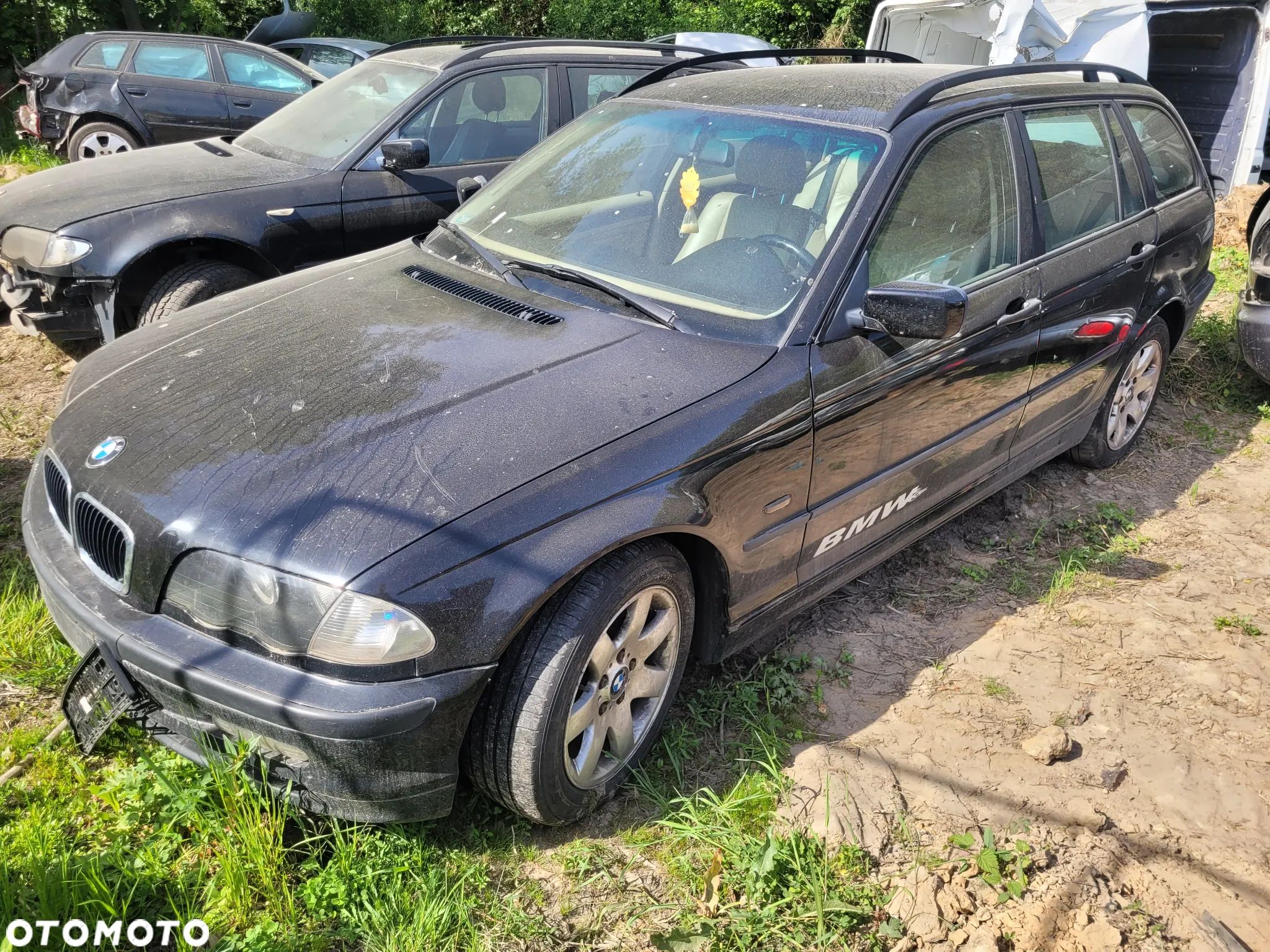 BMW E46 TOURING maska pokrywa silnika klapa bagażnika zderzak lampa reflektor pas przedni stop lampy halogeny - 1