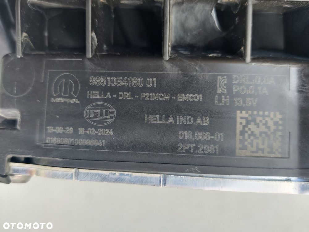 PEUGEOT 208 II 2 LIFT LAMPA LED DRL LEWY JAZDY DZIENNEJ 9851054180 - 7